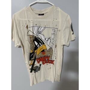 Puff Print Daffy Duck Graphic Tee